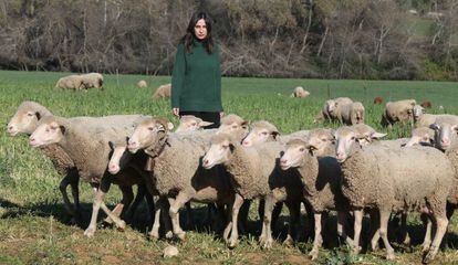 La escritora y veterinaria María Sánchez en Las Albaidas, Córdoba.