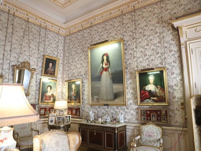 Salón Goya del Palacio de Liria, en Madrid.