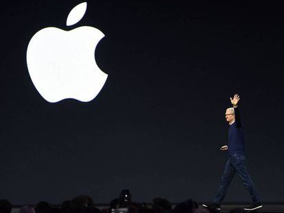 El CEO de Apple, Tim Cook, en California el pasado noviembre.