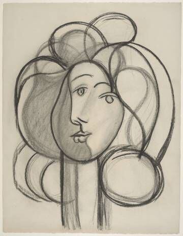 Retrato de Françoise, 1947 / ©2016 Sucesión Picasso /SAVA, Buenos Aires.