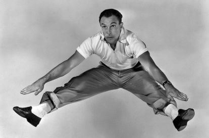 El genial y atl&eacute;tico bailar&iacute;n Gene Kelly.