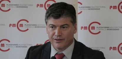 Antoni Cañete,presidente de la Plataforma Multisectorial contra la Morosidad