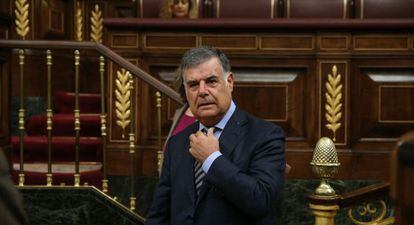 Jos&eacute; Antonio Viera en el Congreso de los Diputados. 