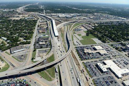 Ampliaci&oacute;n de la autopista North Tarrant Express, en Dallas (EE UU).