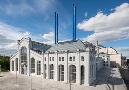 Exterior del GES-2 (Moscú), una antigua planta de energía remodelada por Renzo Piano.