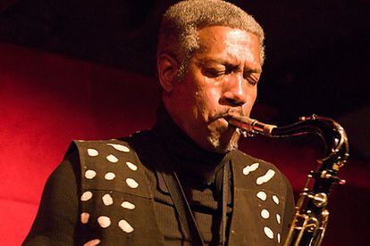 El saxofonista Billy Harper, uno de los &#039;siete magn&iacute;ficos&#039; de The Cookers.  