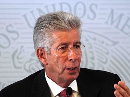 El secretario de Comunicaciones y Transportes, Gerardo Ruiz Esparza.