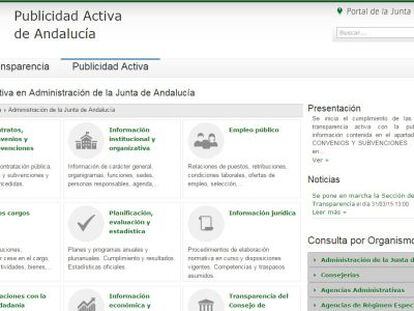 Imagen de acceso al Portal de Transparencia de la Junta de Andaluc&iacute;a. 