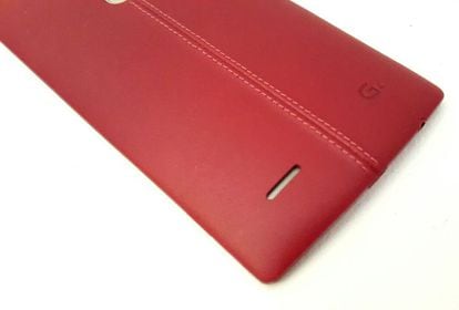 LG G4, detalle de la carcasa