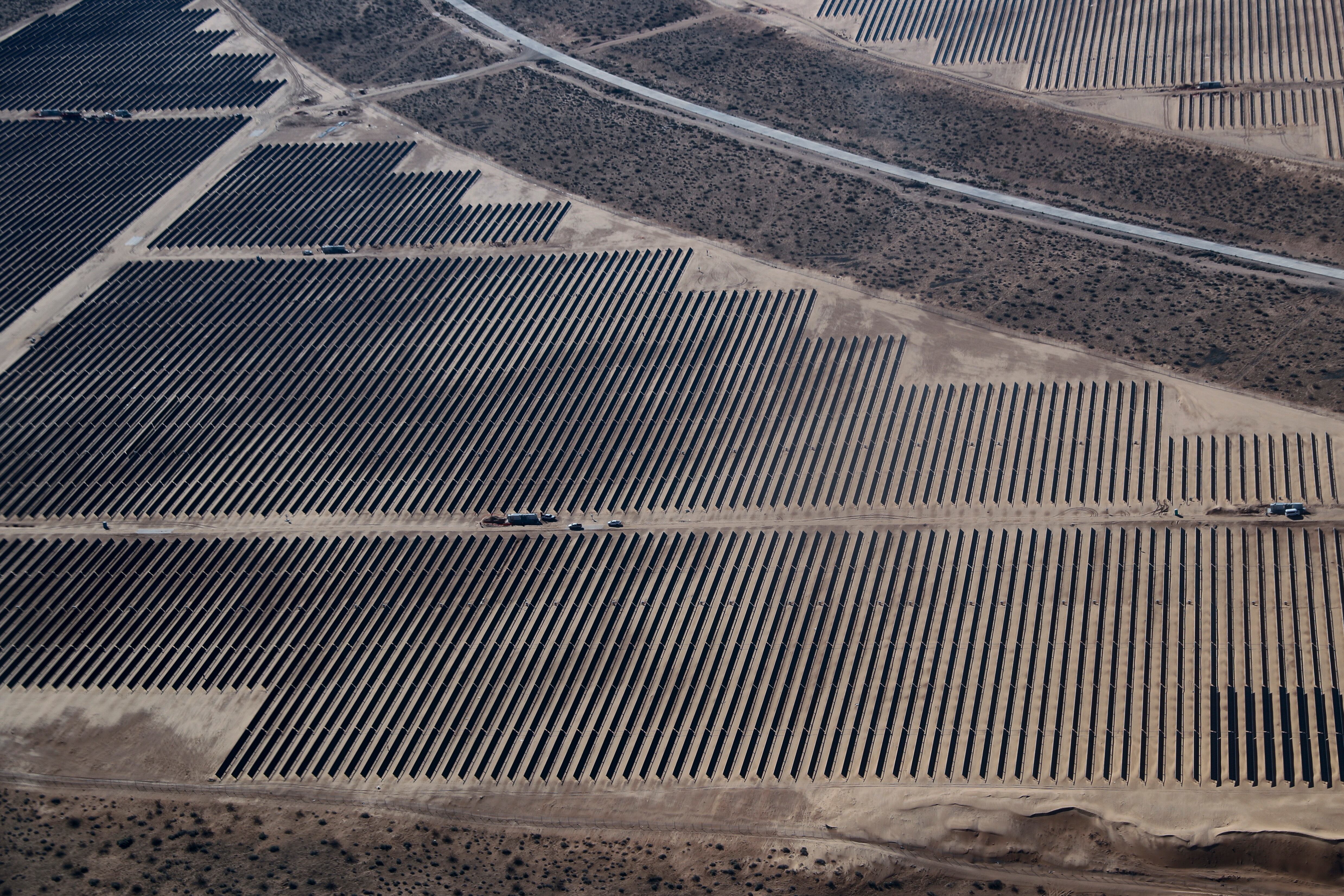 La planta de energía solar de la CFE en Puerto Peñasco (Estado de Sonora).