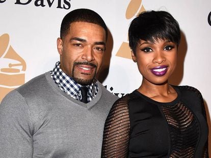 Jennifer Hudson y David Otunga, el pasado febrero en Los &Aacute;ngeles.