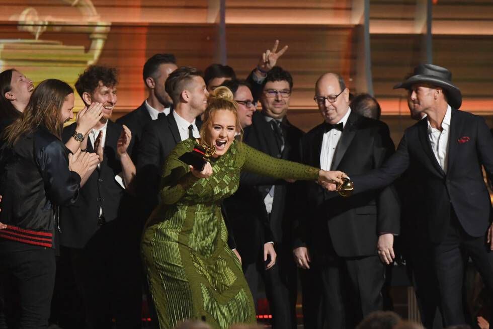 Adele, la triunfadora de los Grammy 2017.