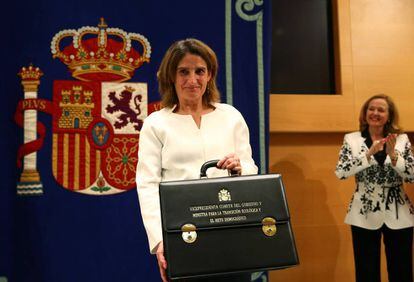 La vicepresidenta del Gobierno Teresa Ribera.