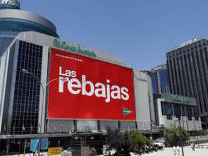 Edificio de El Corte Inglés en Nuevos Ministerios. 