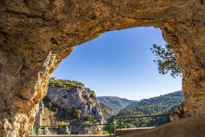 Ventano del Diablo, en la Serranía de Cuenca. La superficie de este parque natural se amplió ligeramente en junio de 2020.