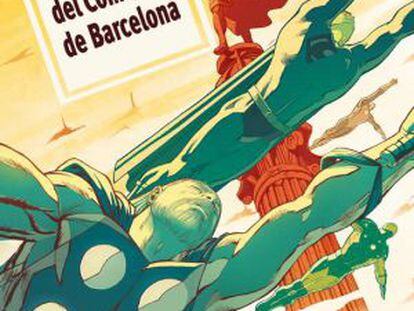 Cartel de Carlos Pacheco de la 32ª edición del Salón del Cómic de Barcelona.