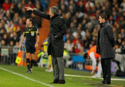 José Mourinho, durante el partido ante el Villarreal.