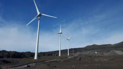 Parque eólico de Fuencaliente (La Palma), de Endesa.