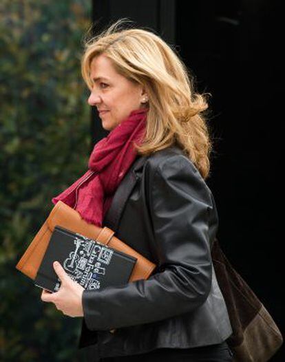 La infanta Cristina, en 2008 en Barcelona.