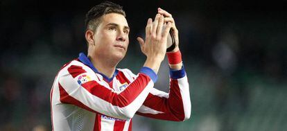Giménez, en un partido de Liga.