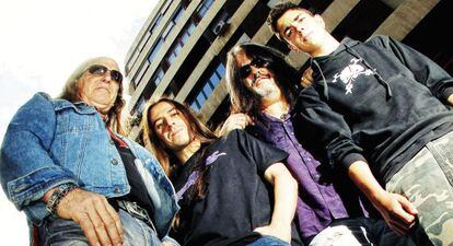 Los músicos Pepe Mari, Jorge Salán, El Niño y Alejandro Vela.