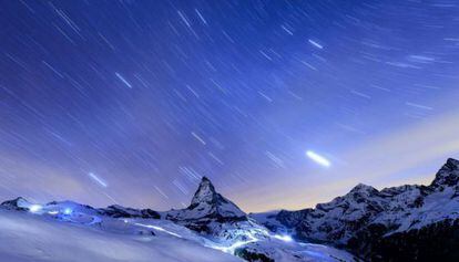 La montaña Matterhorn en Zermatt (Suiza).