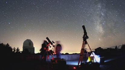 Vista desde el observatorio de Calar Alto en Almería.
