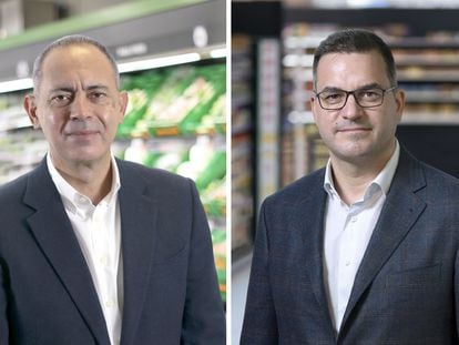 Rafa Berrocal y Paco Espert, directores generales de compras de Mercadona.