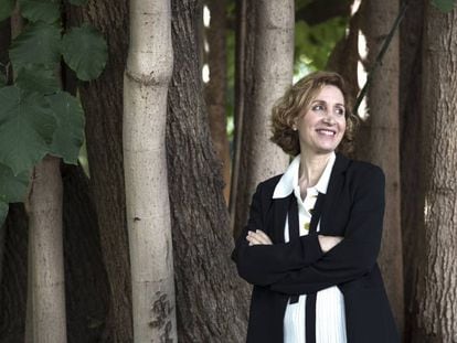 Carolina Moreno, el pasado sábado en el Jardín Botánico de la Universitat de València.