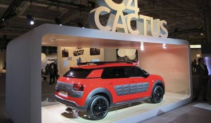 El nuevo modelo de Citroen, C4 Cactus, presentado en Par&iacute;s.