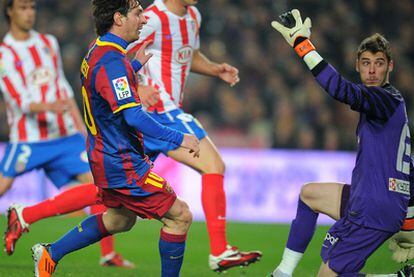 Messi bate a De Gea