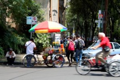 La calle Colima, que aparece en 'Los detectives salvajes'.