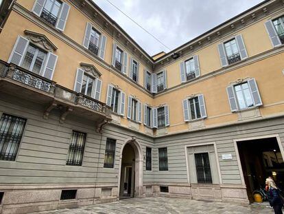 Sede de Mediobanca, en Milán.