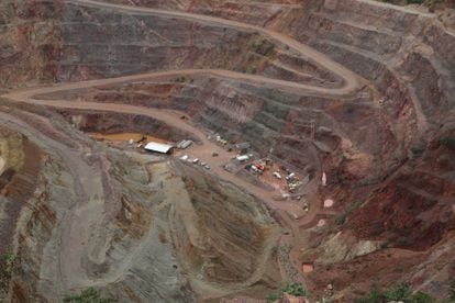 Vista panorámica de la mina El Bermejal.