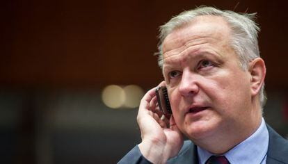 El comisario de Asuntos Económicos y Monetarios, Olli Rehn, en Bruselas.