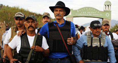 José Manuel Mireles, antiguo portavoz de las autodefensas de Michoacán.