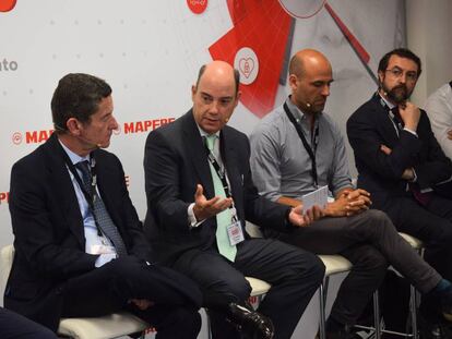 José Manuel Inchausti, consejero delegado de Mapfre en España, en el centro de la foto.