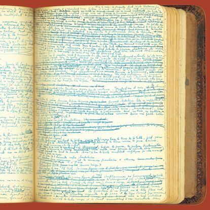 Manuscrito de <i>Suite francesa</i> (1942).
