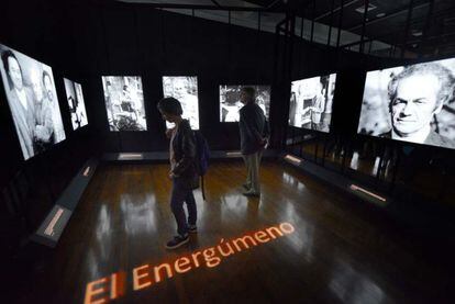 La exposición 'Parra 100' en el Centro Cultural Gabriela Mistral en Santiago de Chile.