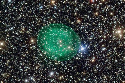 La nebulosa IC1295 fotografiada con la cámara FORS del conjunto de grandes telescopios europeos VLT, situados en Chile.