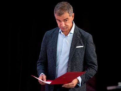 Toni Cantó, durante la presentación de la Oficina del Español.