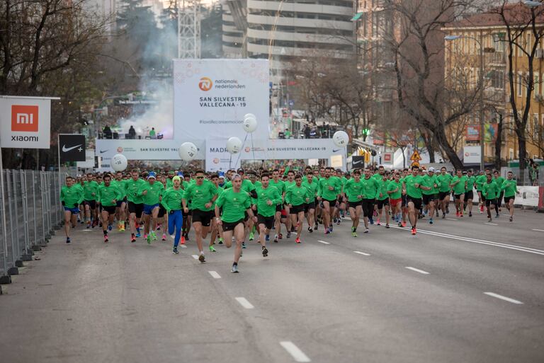 Salida de la San Silvestre Vallecana Popular 2019.