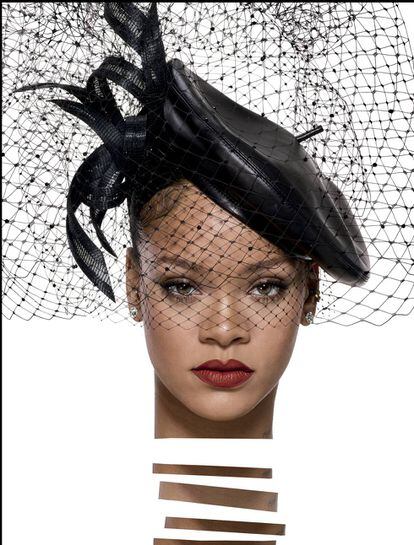 Así retrató Jean-Paul Goude a Rihanna el año pasado para la edición francesa de Vogue.