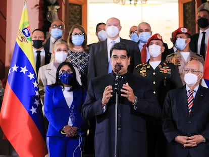 Nicolás Maduro, el pasado jueves en Caracas (Venezuela).