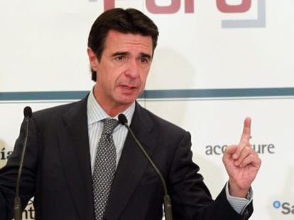 José Manuel Soria, ministro de Industria.