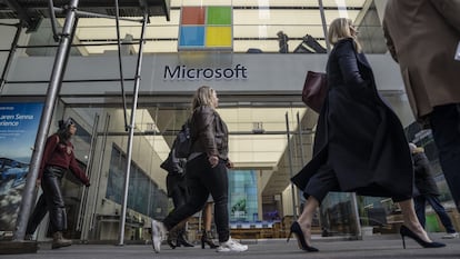 Una tienda de Microsoft en Nueva York, el pasado 20 de enero.