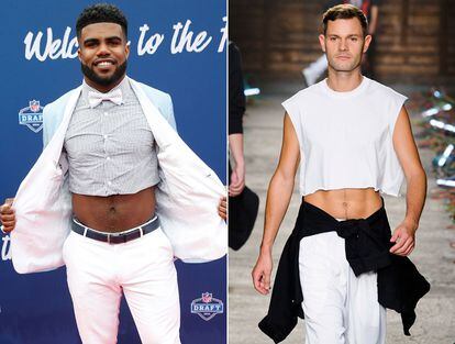 La moda está empeñada en que el 'crop top' también sea para hombres, S  Moda: Revista de moda, belleza, tendencias y famosos