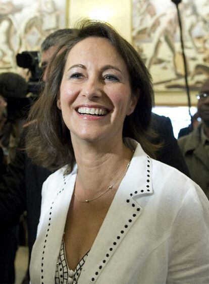 Ségolène Royal, durante el acto político en el que presentó su candidatura, ayer en París.