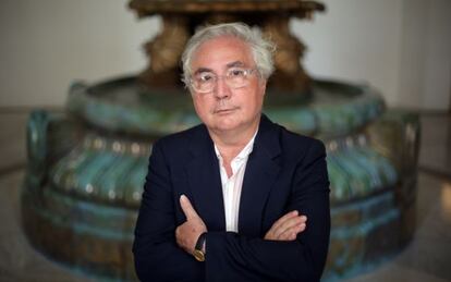 El sociólogo Manuel Castells, en el Círculo de Bellas Artes de Madrid.