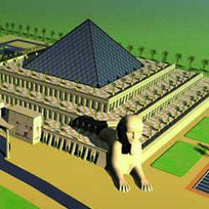 Uno de los casinos, el que recrea la civilización egipcia, proyectados en Gran Scala